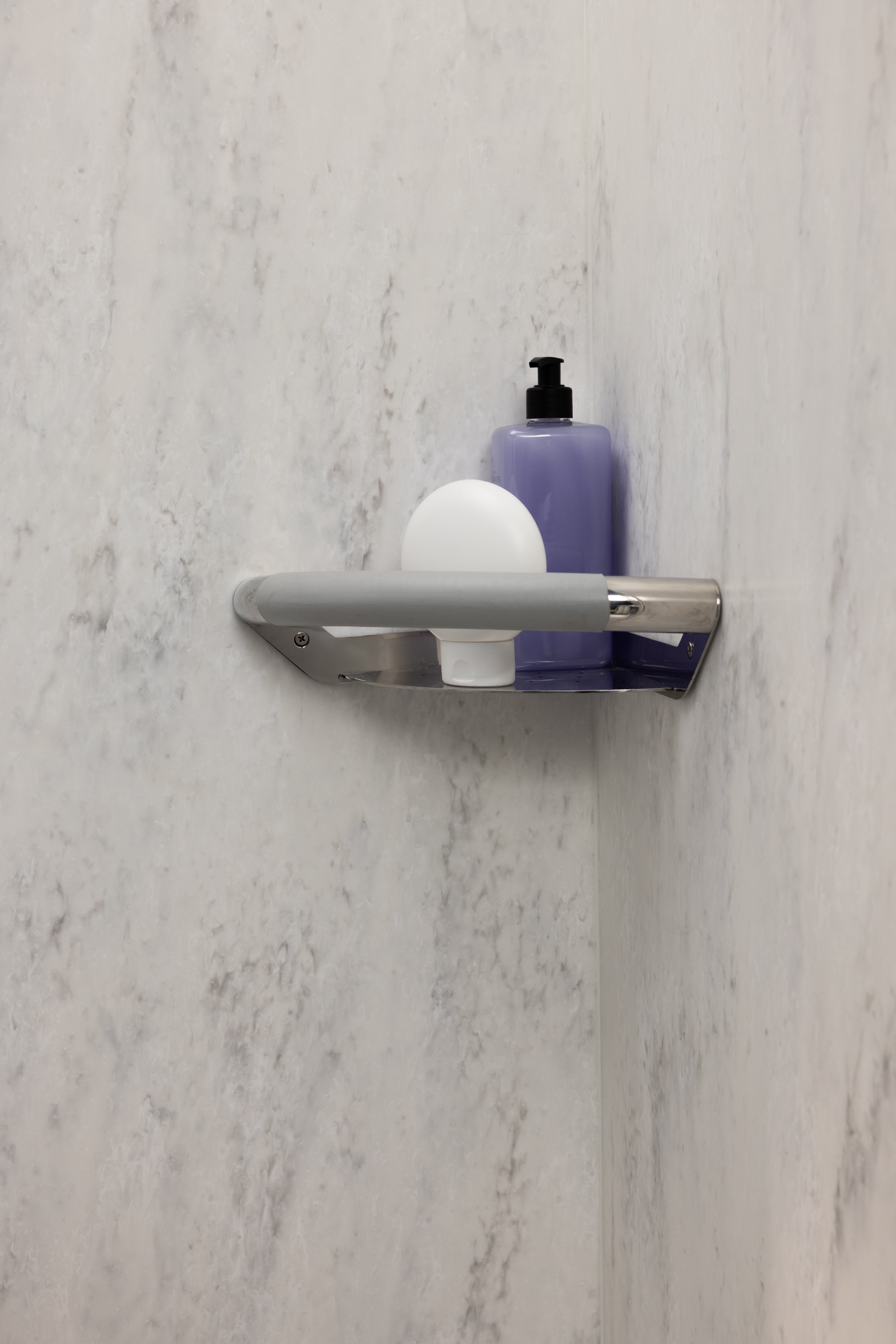 PuroStone Built-In Grab Bar Shelf